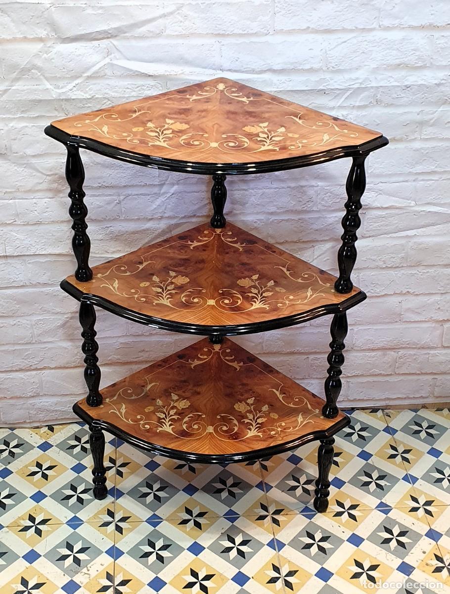 Antig&uuml;edades: Mesa esquinera o rinconera auxiliar REF VCM - Foto 1