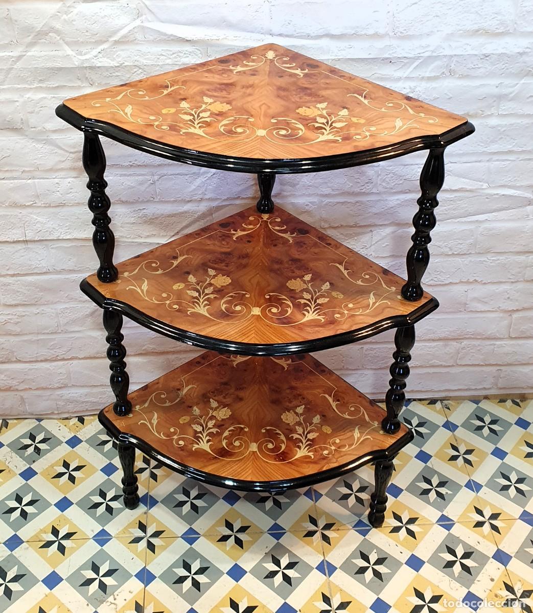 Antig&uuml;edades: Mesa esquinera o rinconera auxiliar REF VCM - Foto 2