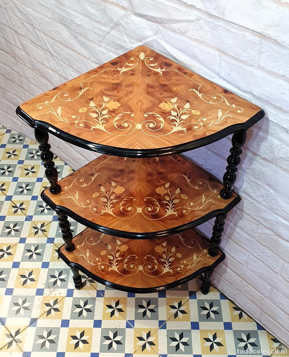 Antig&uuml;edades: Mesa esquinera o rinconera auxiliar REF VCM - Foto 5