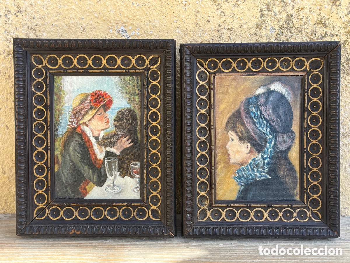 Antig&uuml;edades: Pareja de marcos antiguos de madera. - Foto 2