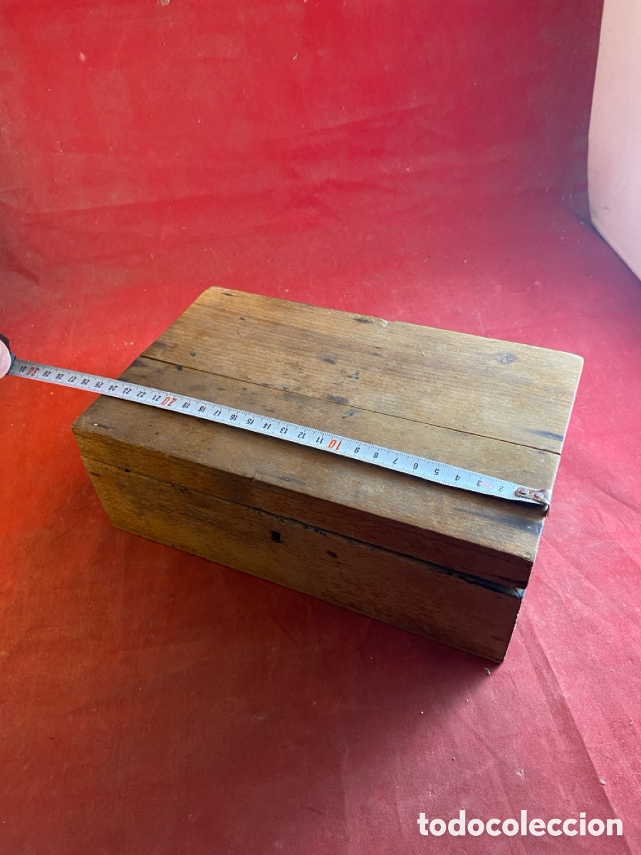 Antig&uuml;edades: Caja madera - Foto 4