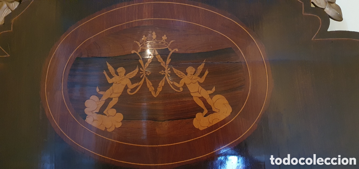 Antig&uuml;edades: Cama caoba siglo XIX - Foto 2