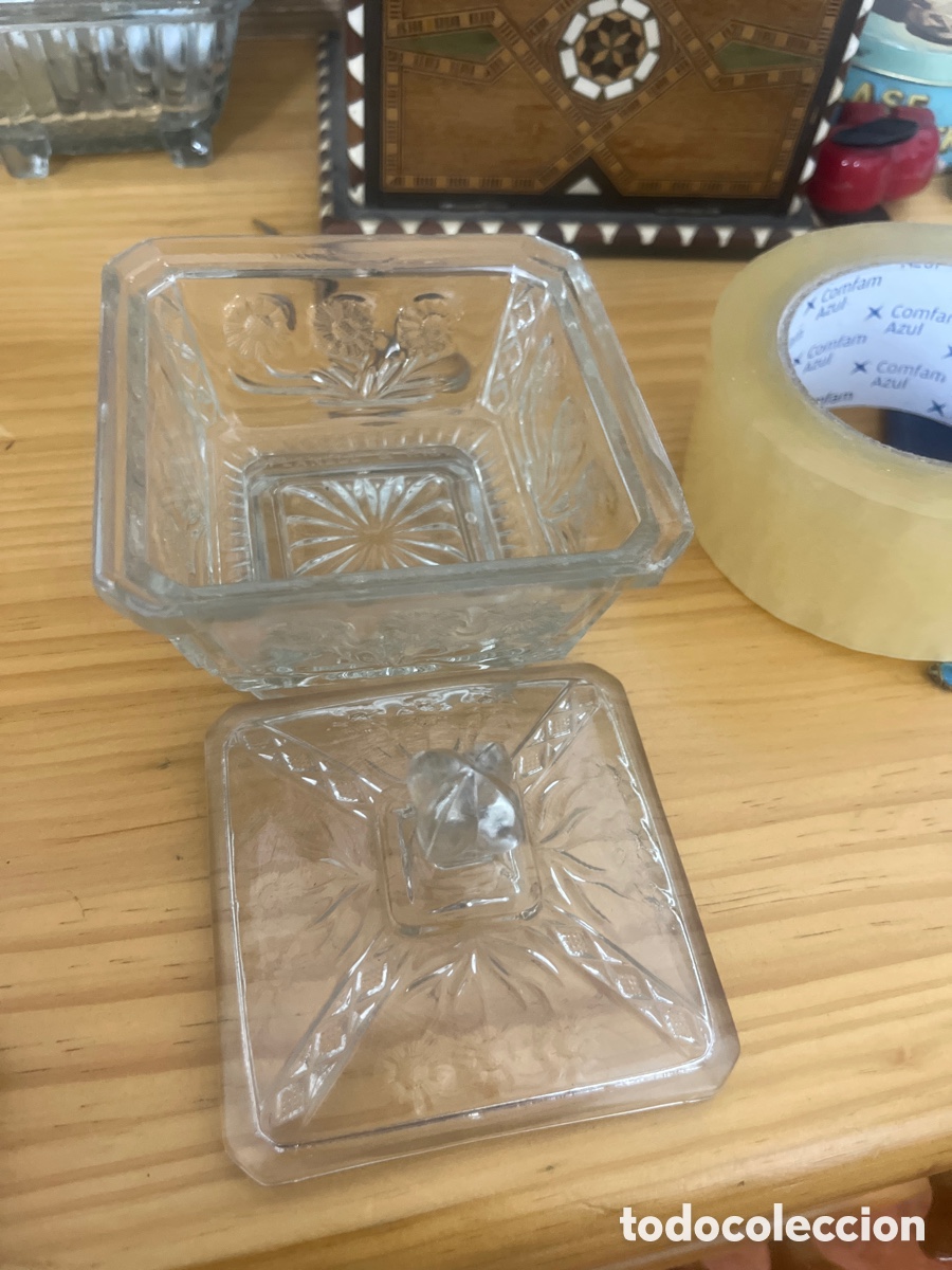 Antig&uuml;edades: Bonito azucarero de cristal - Foto 3