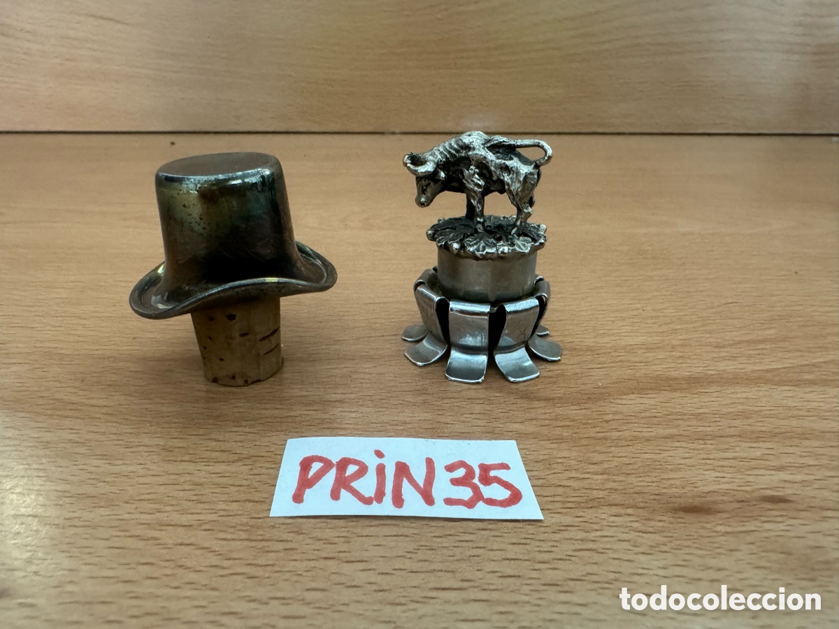 Antig&uuml;edades: Tapones de botella antiguos - Foto 1