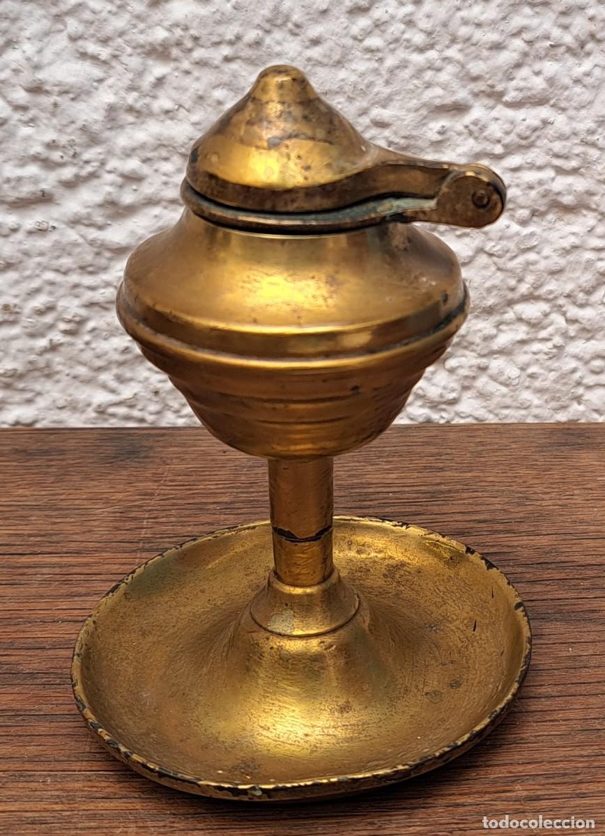 Antig&uuml;edades: ANTIGUO CANDIL DE BRONCE SIGLO XIX - Foto 1