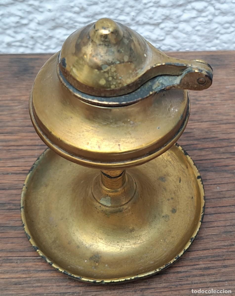 Antig&uuml;edades: ANTIGUO CANDIL DE BRONCE SIGLO XIX - Foto 2