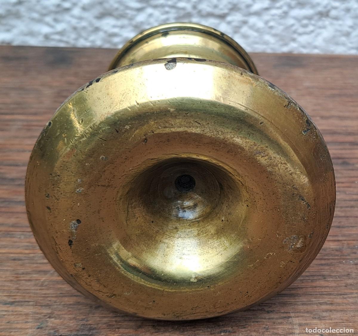 Antig&uuml;edades: ANTIGUO CANDIL DE BRONCE SIGLO XIX - Foto 6
