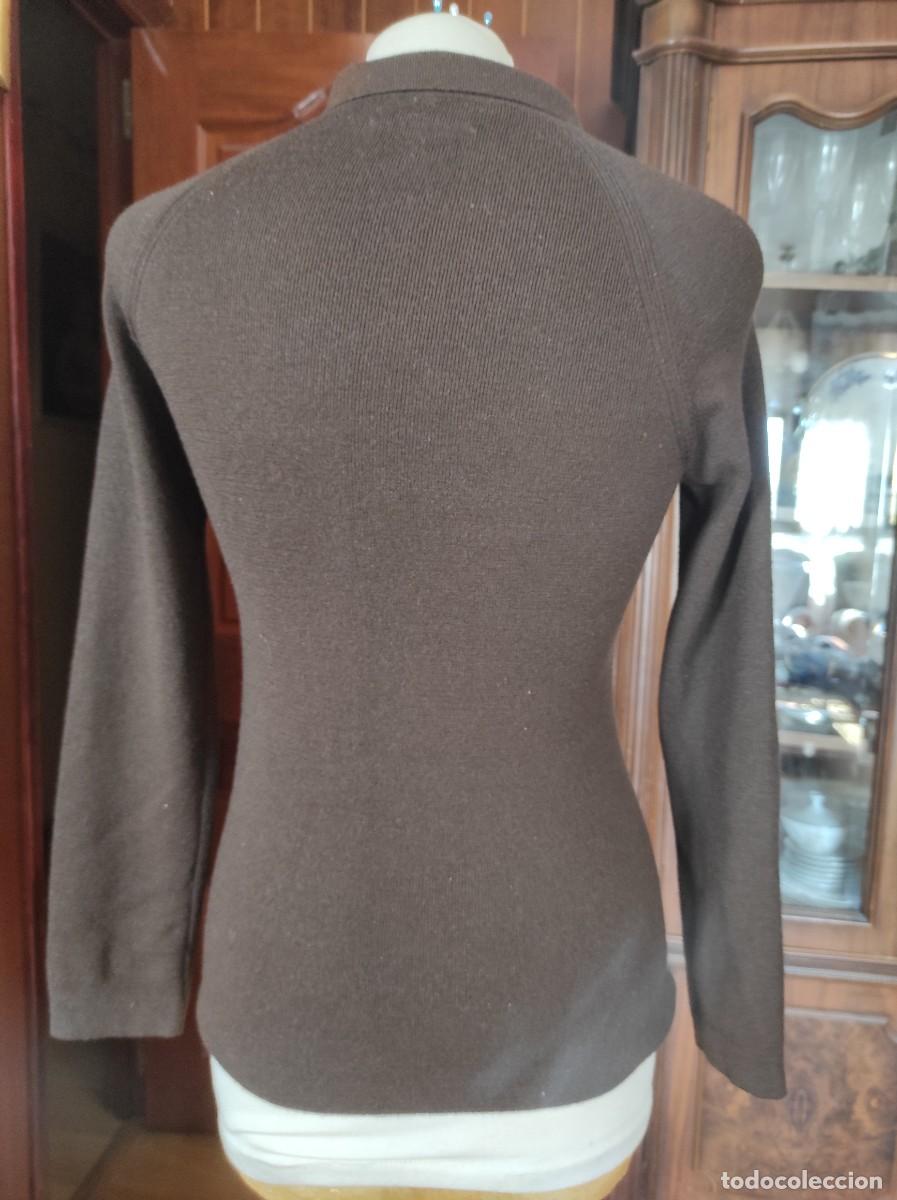 Antig&uuml;edades: BONITO JERSEY DE LANA MARRON. - Foto 4