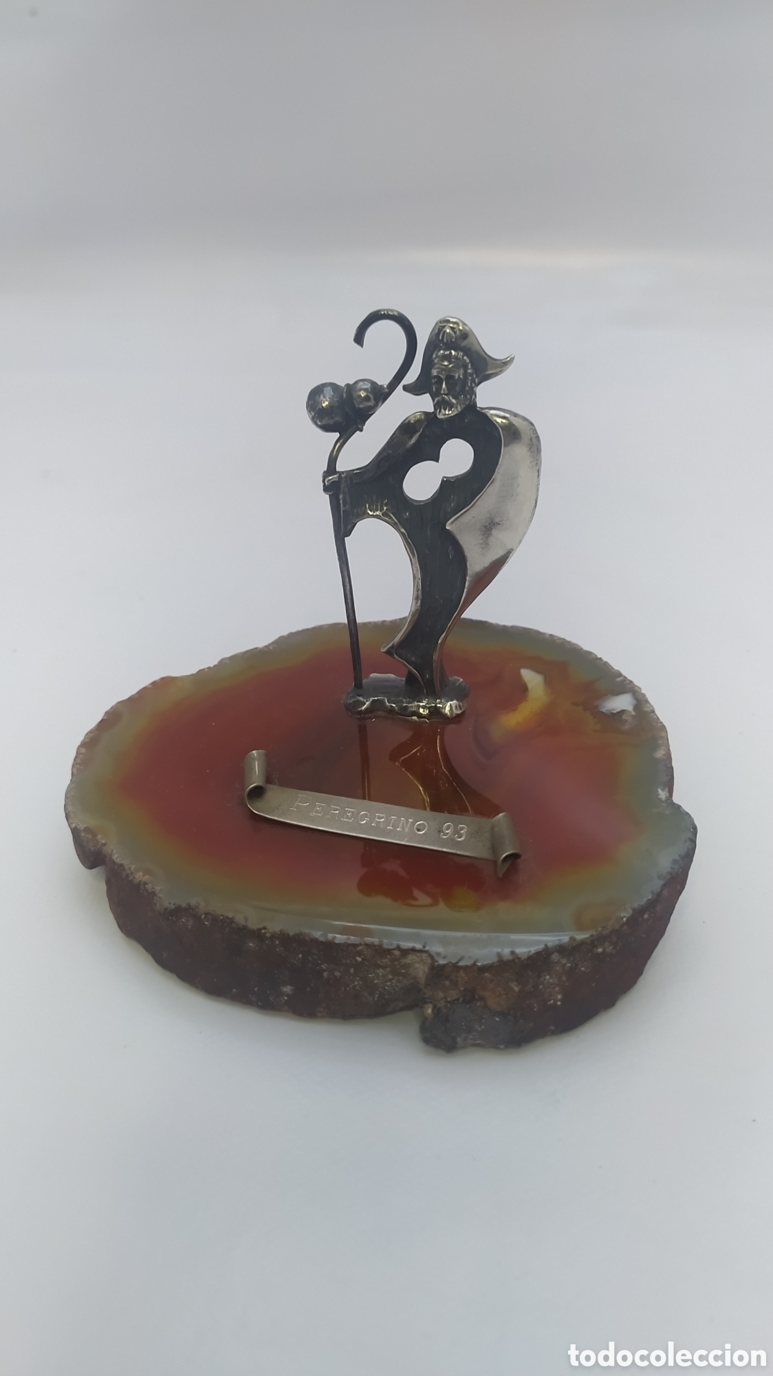 Antig&uuml;edades: Peregrino plata y agata - Foto 1