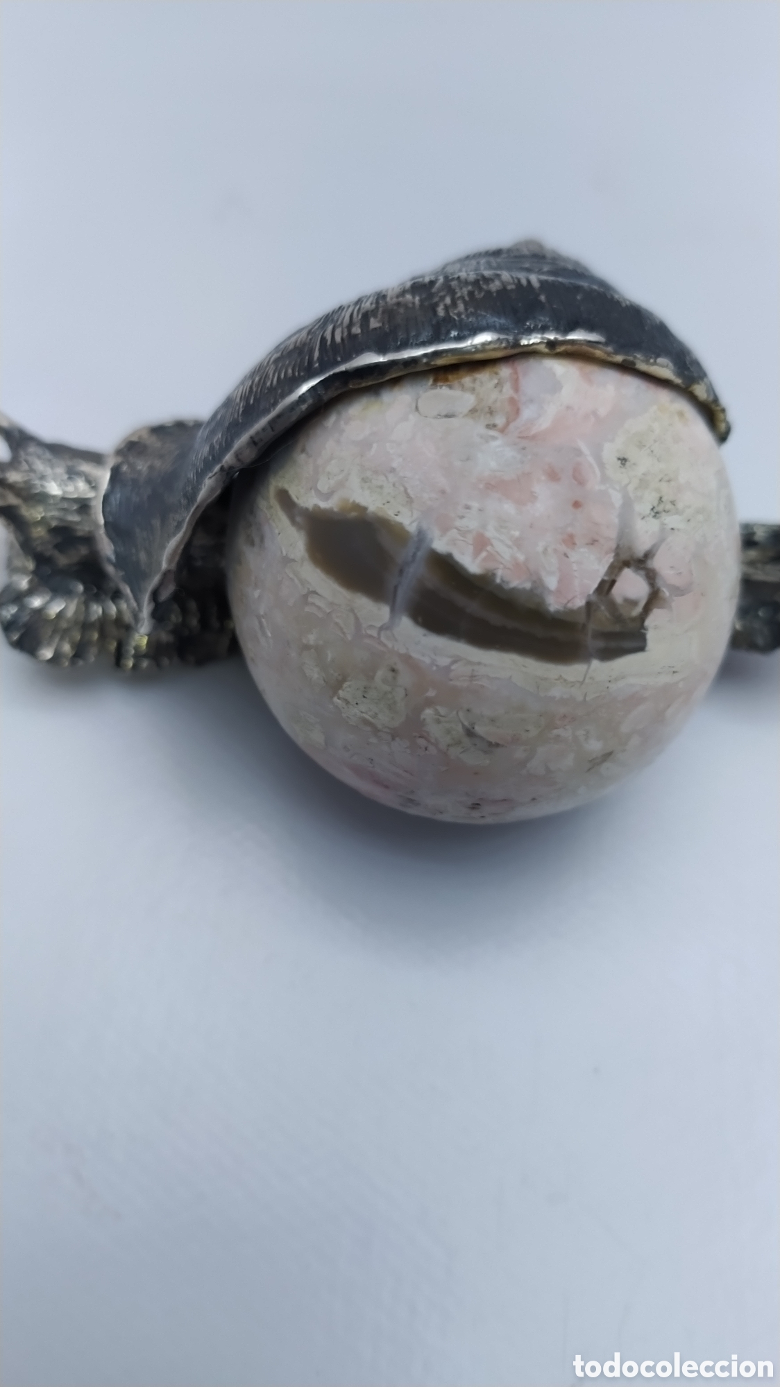 Antig&uuml;edades: Caracol de plata y granito - Foto 6