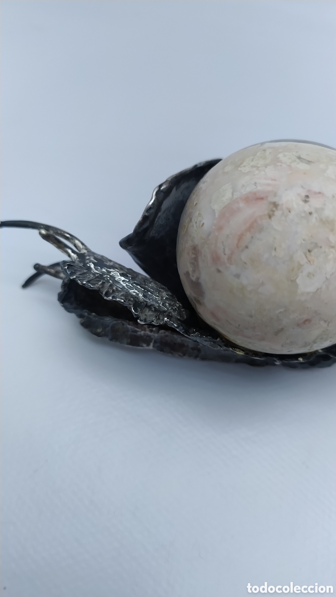 Antig&uuml;edades: Caracol de plata y granito - Foto 9