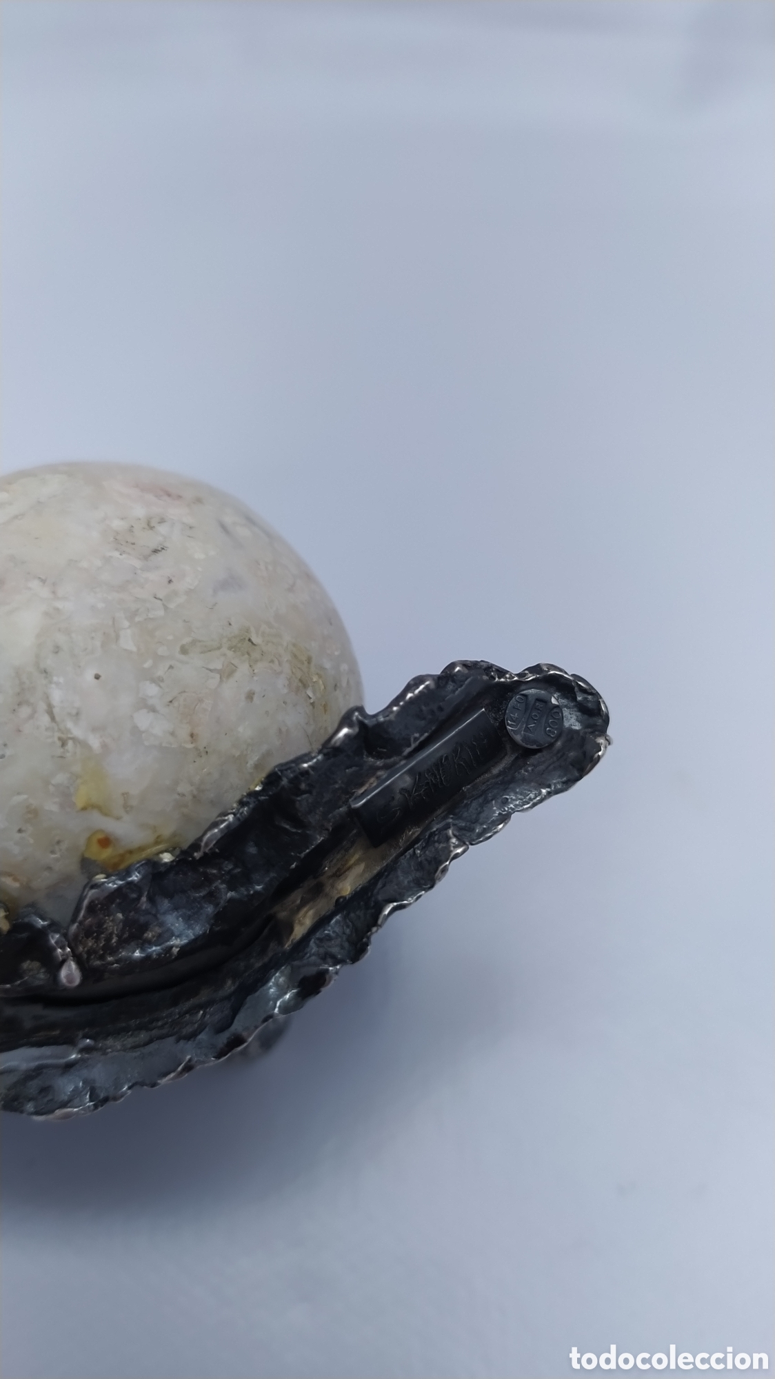 Antig&uuml;edades: Caracol de plata y granito - Foto 10