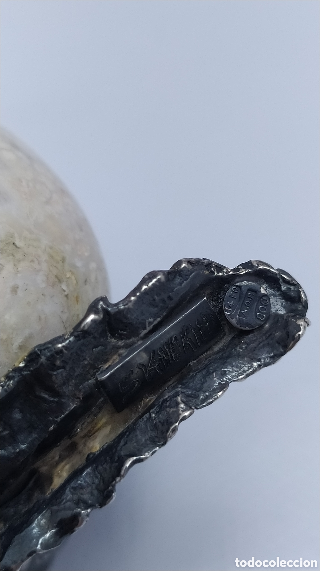 Antig&uuml;edades: Caracol de plata y granito - Foto 11
