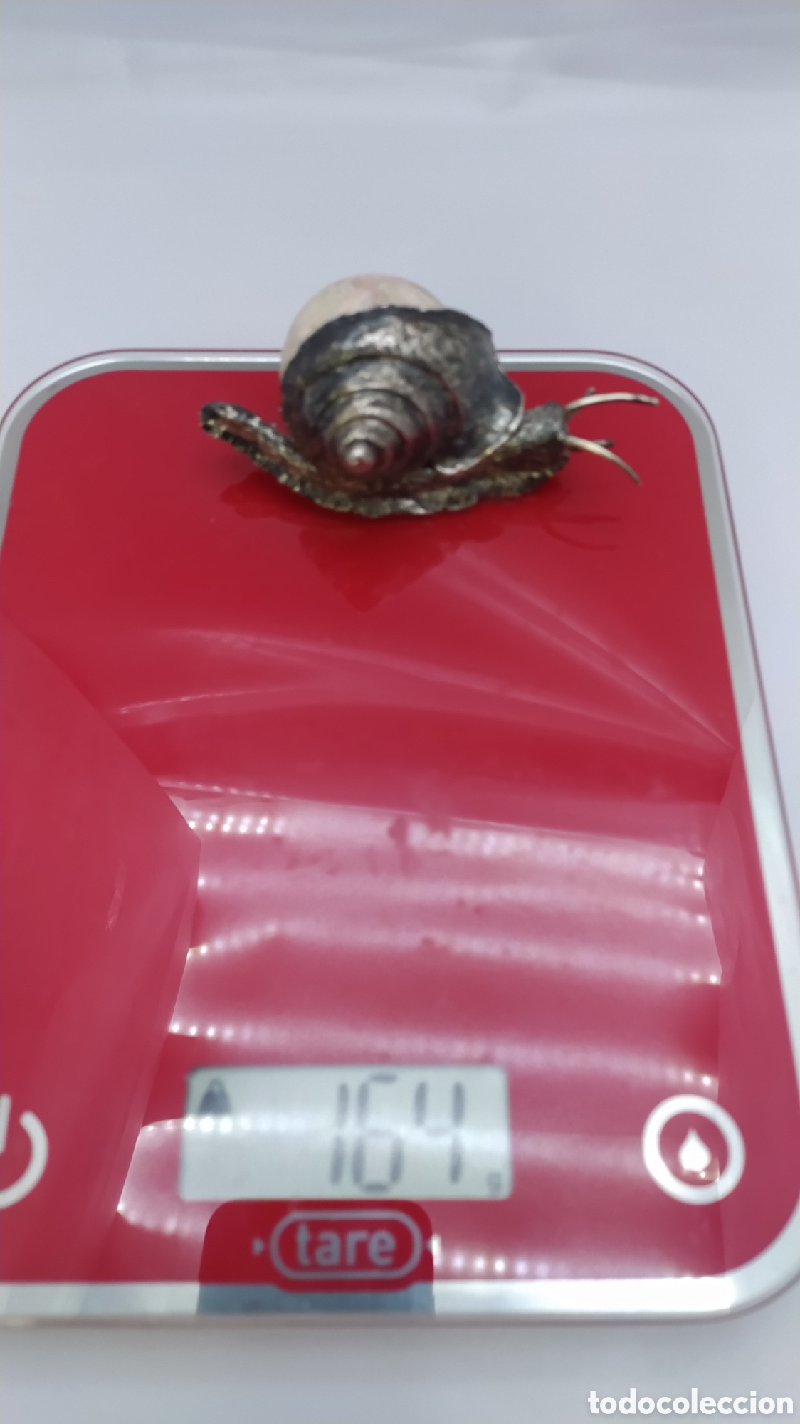 Antig&uuml;edades: Caracol de plata y granito - Foto 13