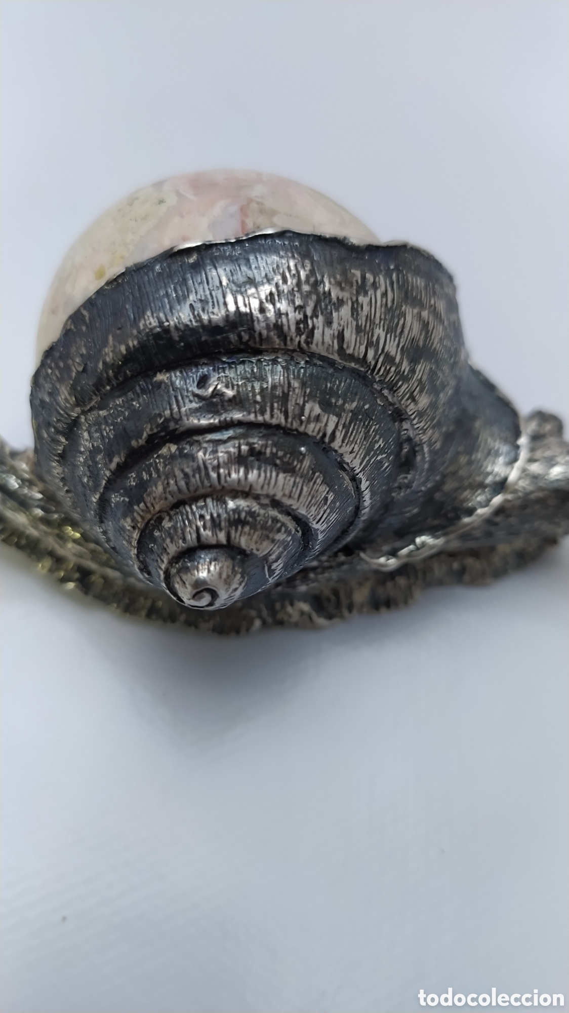 Antig&uuml;edades: Caracol de plata y granito - Foto 16