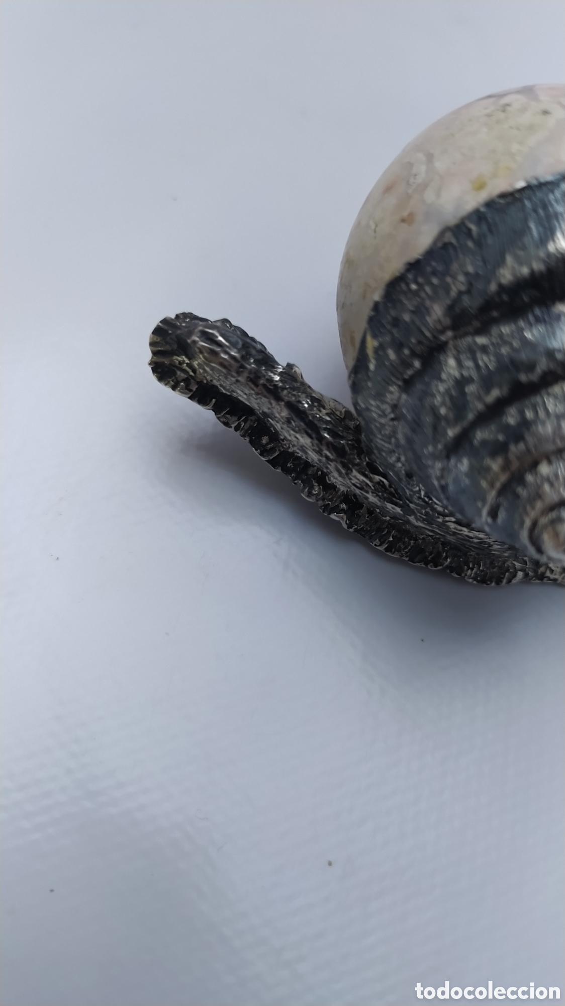 Antig&uuml;edades: Caracol de plata y granito - Foto 17