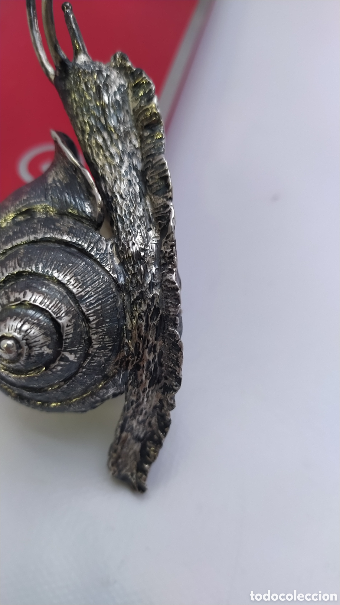 Antig&uuml;edades: Caracol de plata y granito - Foto 19