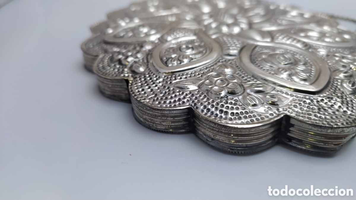 Antig&uuml;edades: Otomano plata 900 antiguo - Foto 10