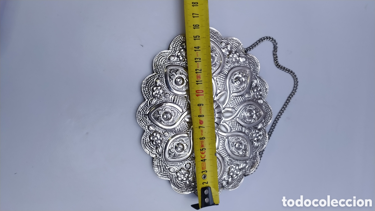 Antig&uuml;edades: Otomano plata 900 antiguo - Foto 17