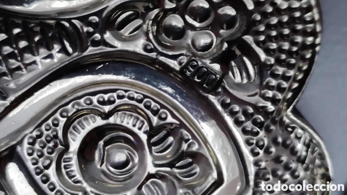Antig&uuml;edades: Otomano plata 900 antiguo - Foto 20