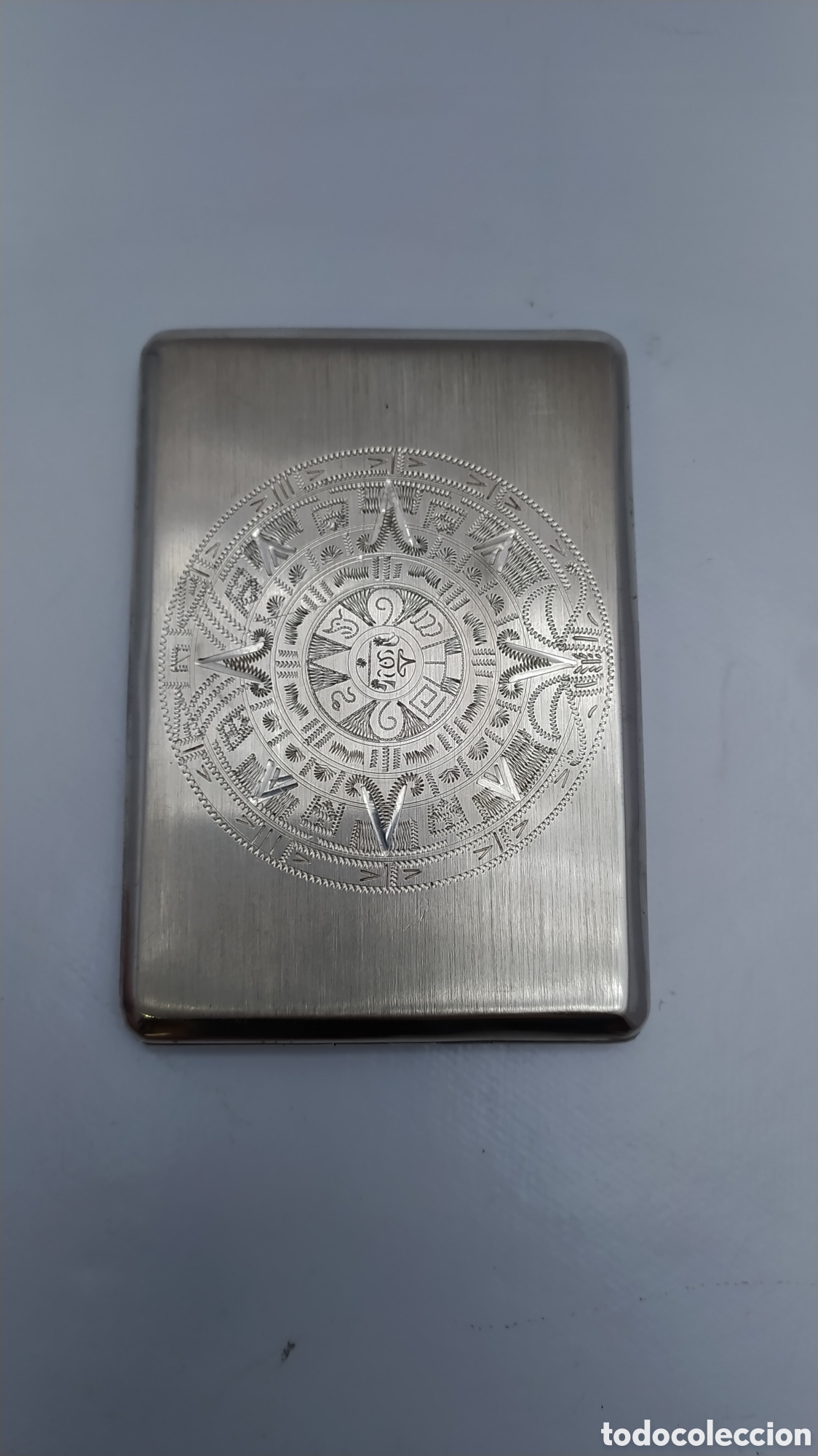 Antig&uuml;edades: Pitillera mexicana plata - Foto 3