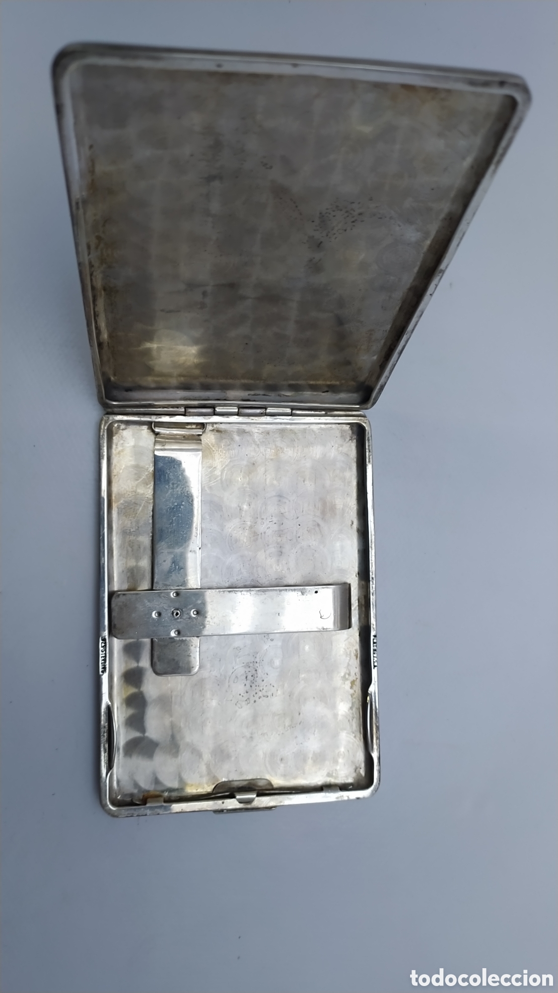 Antig&uuml;edades: Pitillera mexicana plata - Foto 6