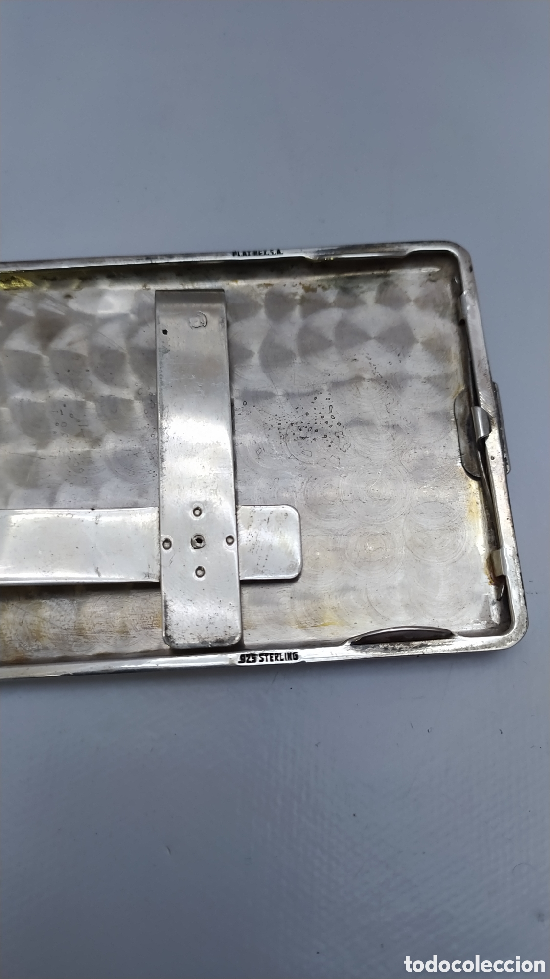 Antig&uuml;edades: Pitillera mexicana plata - Foto 7