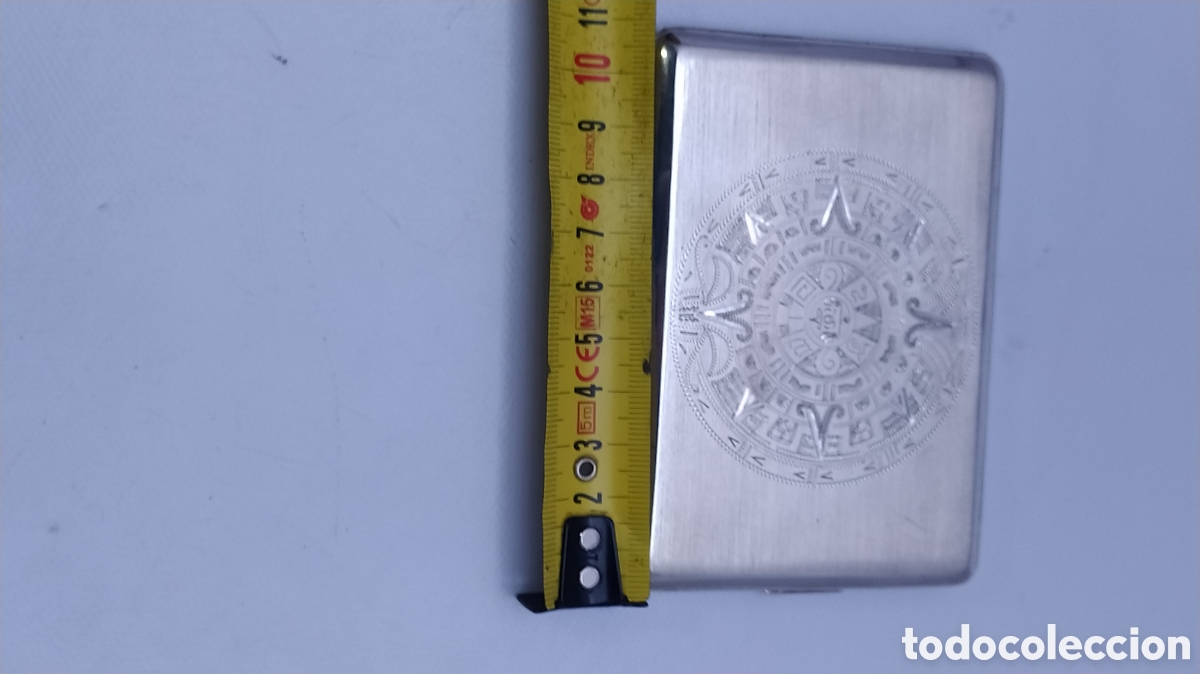 Antig&uuml;edades: Pitillera mexicana plata - Foto 14