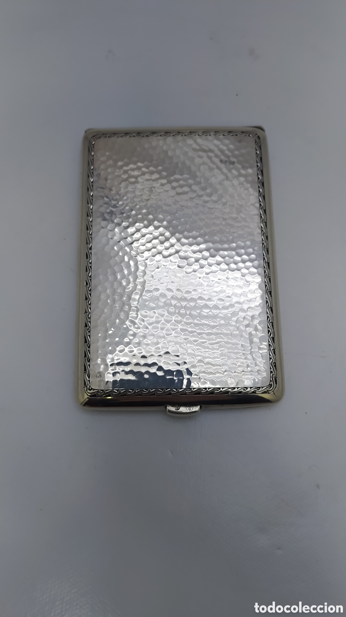 Antig&uuml;edades: Pitillera plata antigua - Foto 1