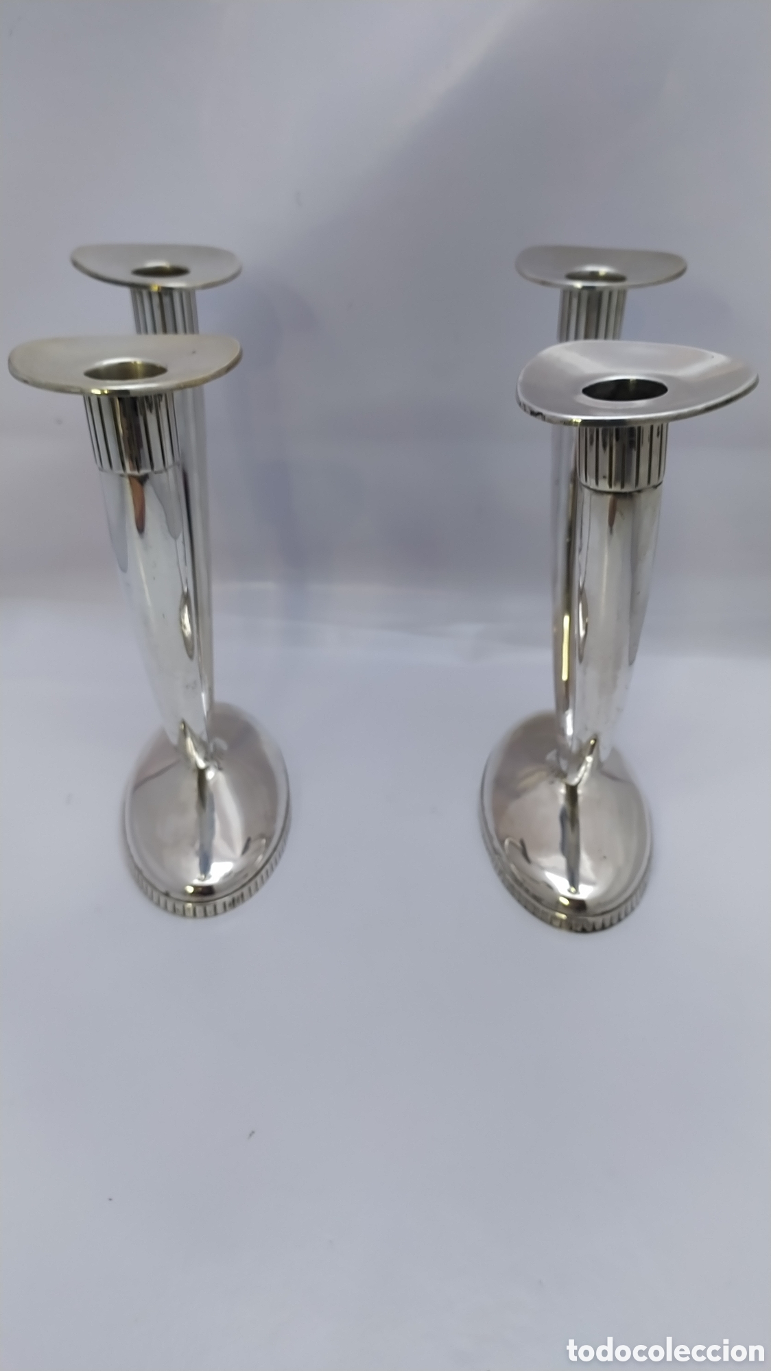 Antig&uuml;edades: Candelabros de plata Matilde espu&ntilde;es - Foto 6