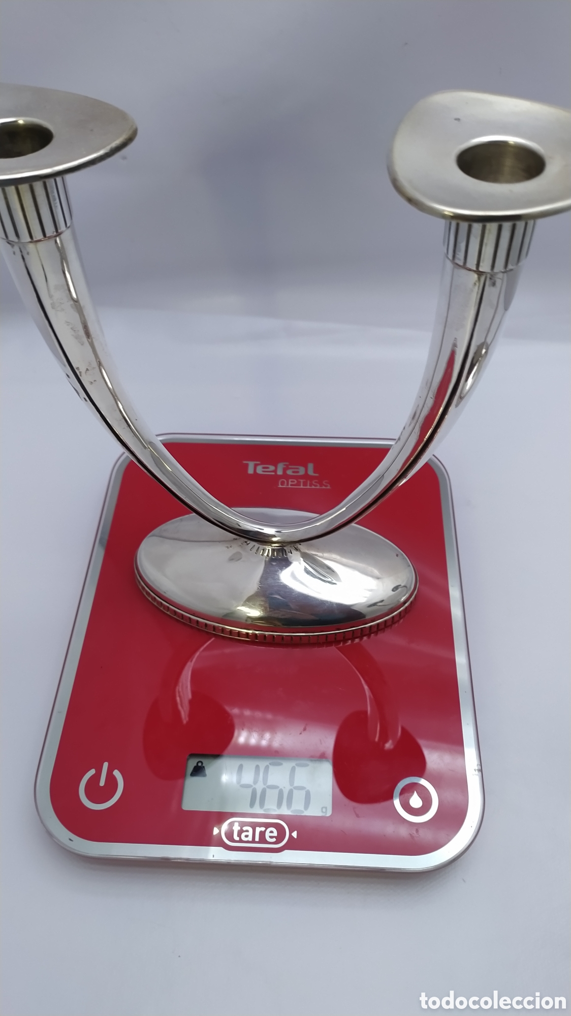 Antig&uuml;edades: Candelabros de plata Matilde espu&ntilde;es - Foto 15
