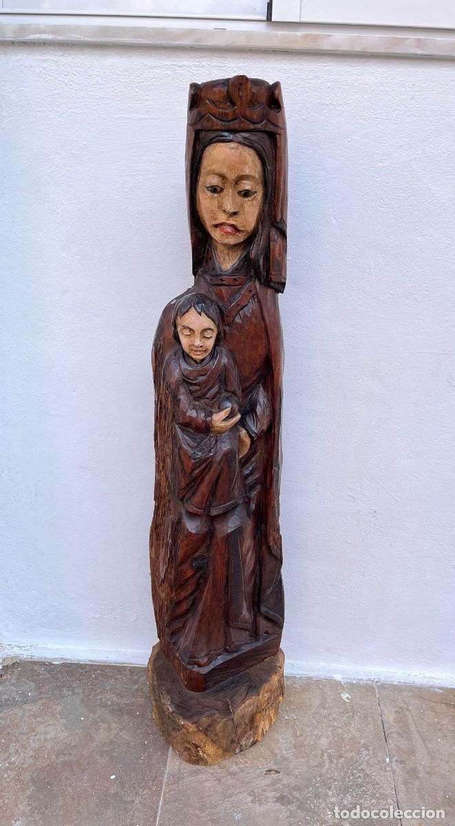 Antig&uuml;edades: Virgen estilo rom&aacute;nico. - Foto 2