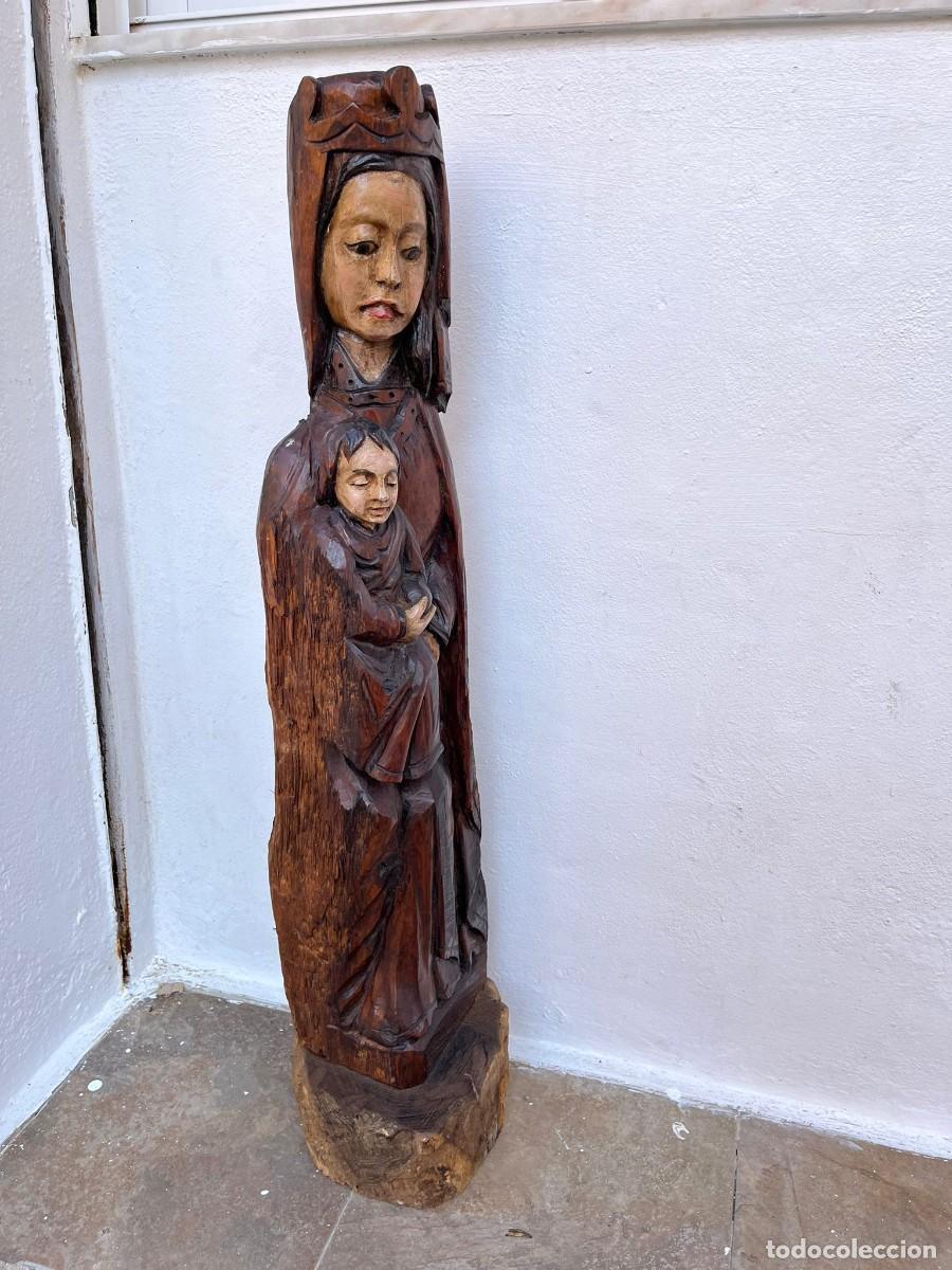 Antig&uuml;edades: Virgen estilo rom&aacute;nico. - Foto 4