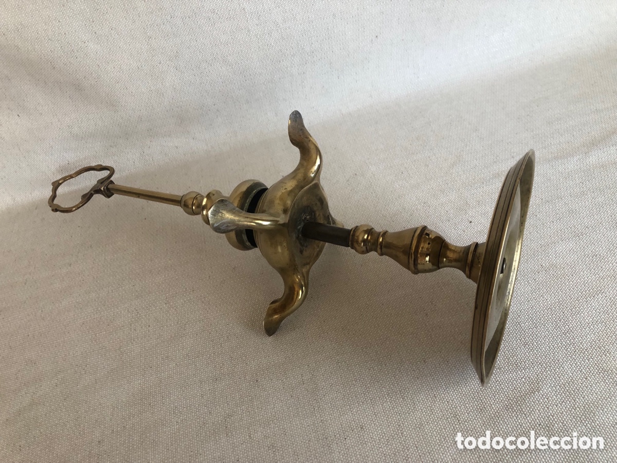 Antig&uuml;edades: Antiguo Candil Bronce de 4 Mechas - Foto 6