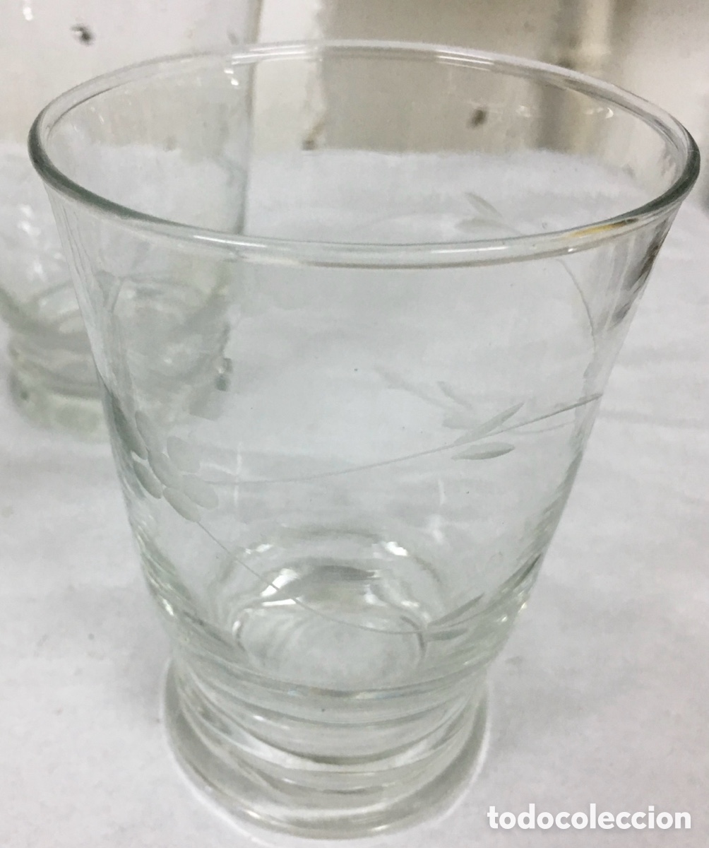 Antig&uuml;edades: Vasos. Cristal tallado. - Foto 2