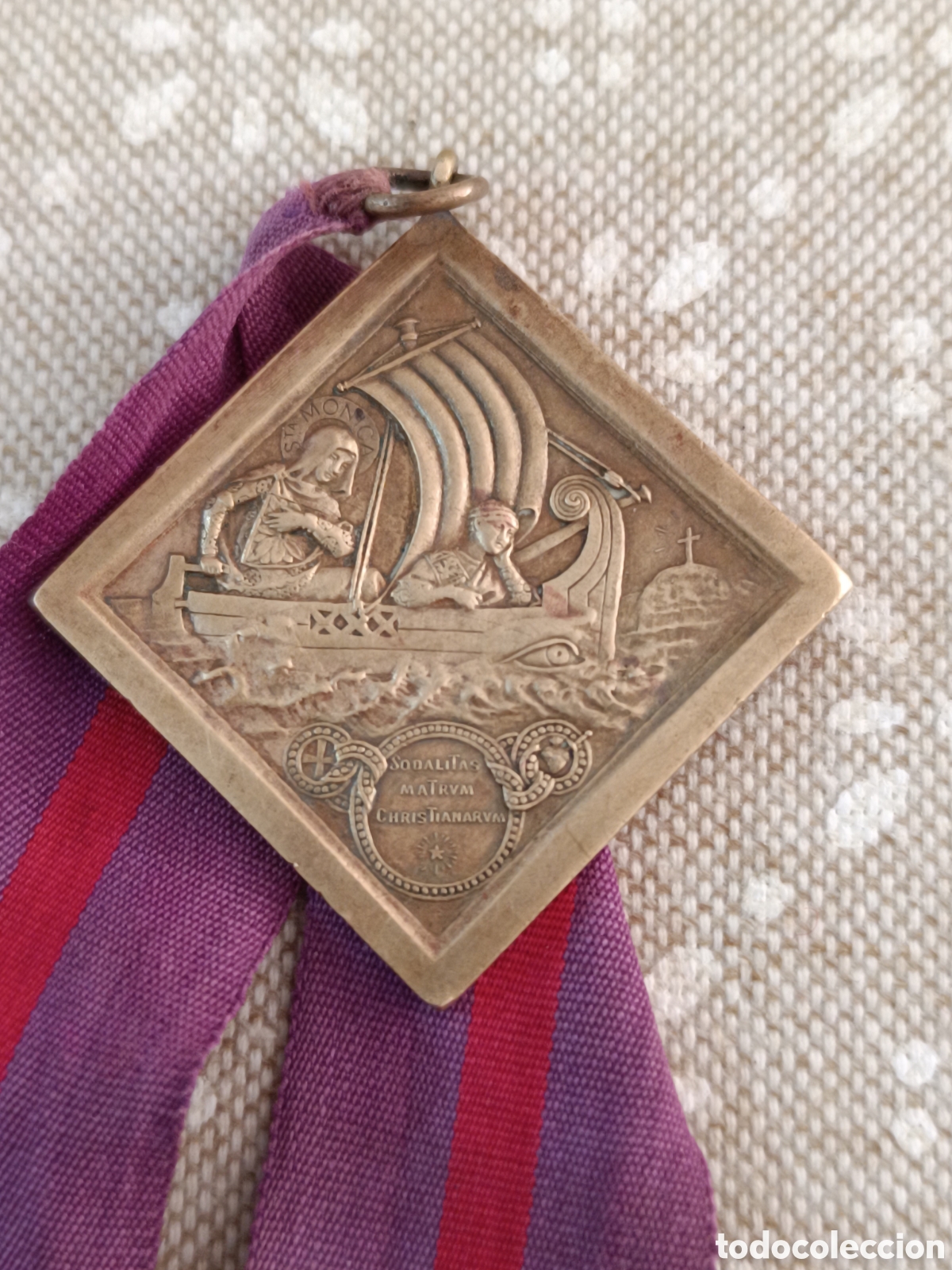 Antig&uuml;edades: Medalla de Santa M&oacute;nica - Foto 4