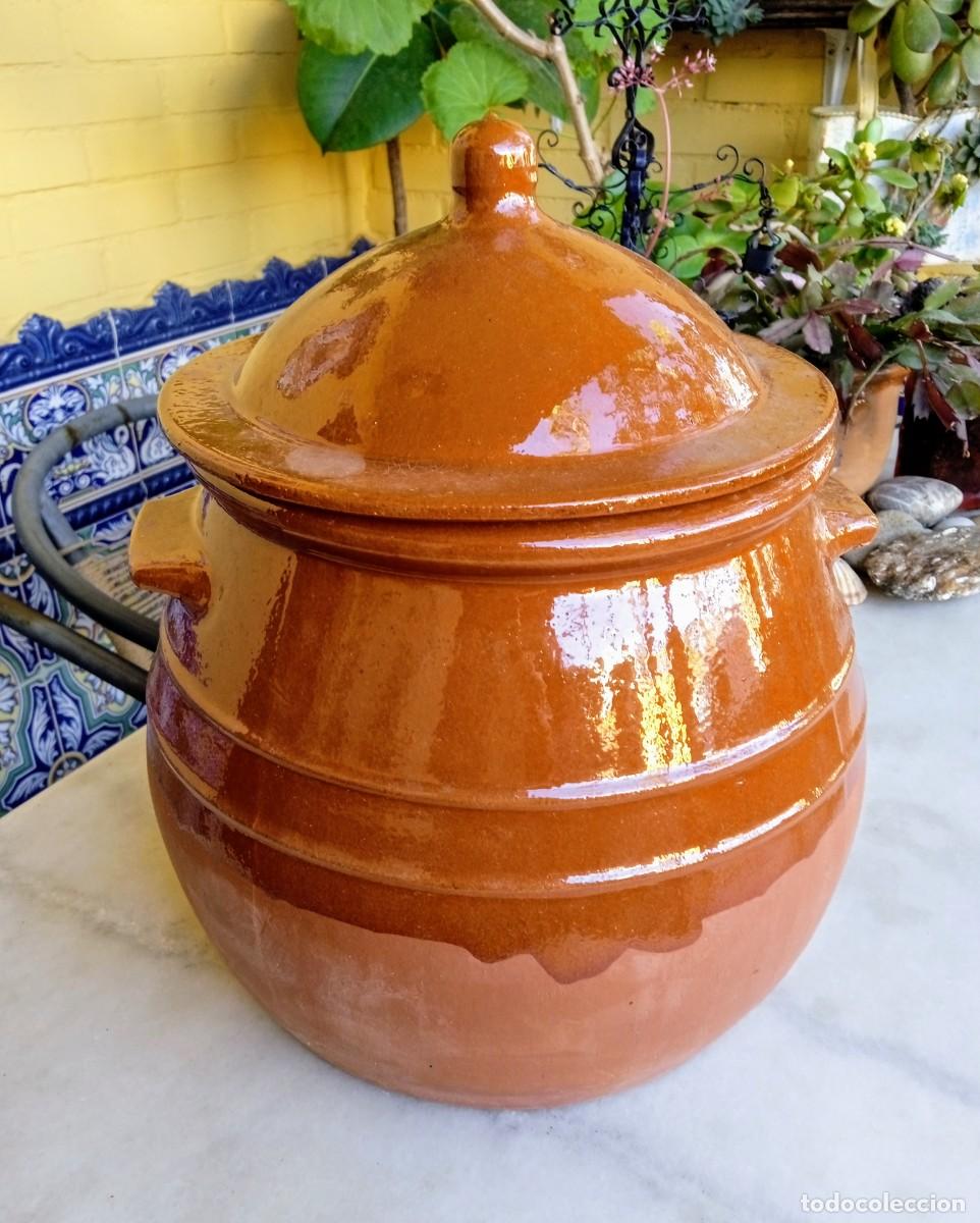 Antig&uuml;edades: Olla puchero de barro nuevo - Foto 2