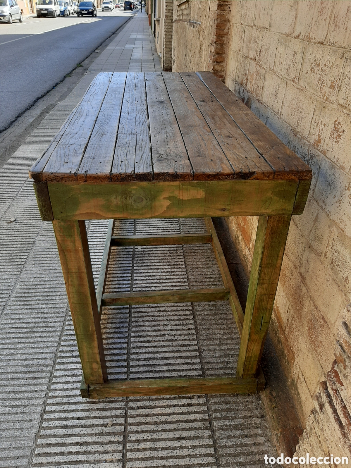 Antig&uuml;edades: Mesa isla madera antigua - Foto 10