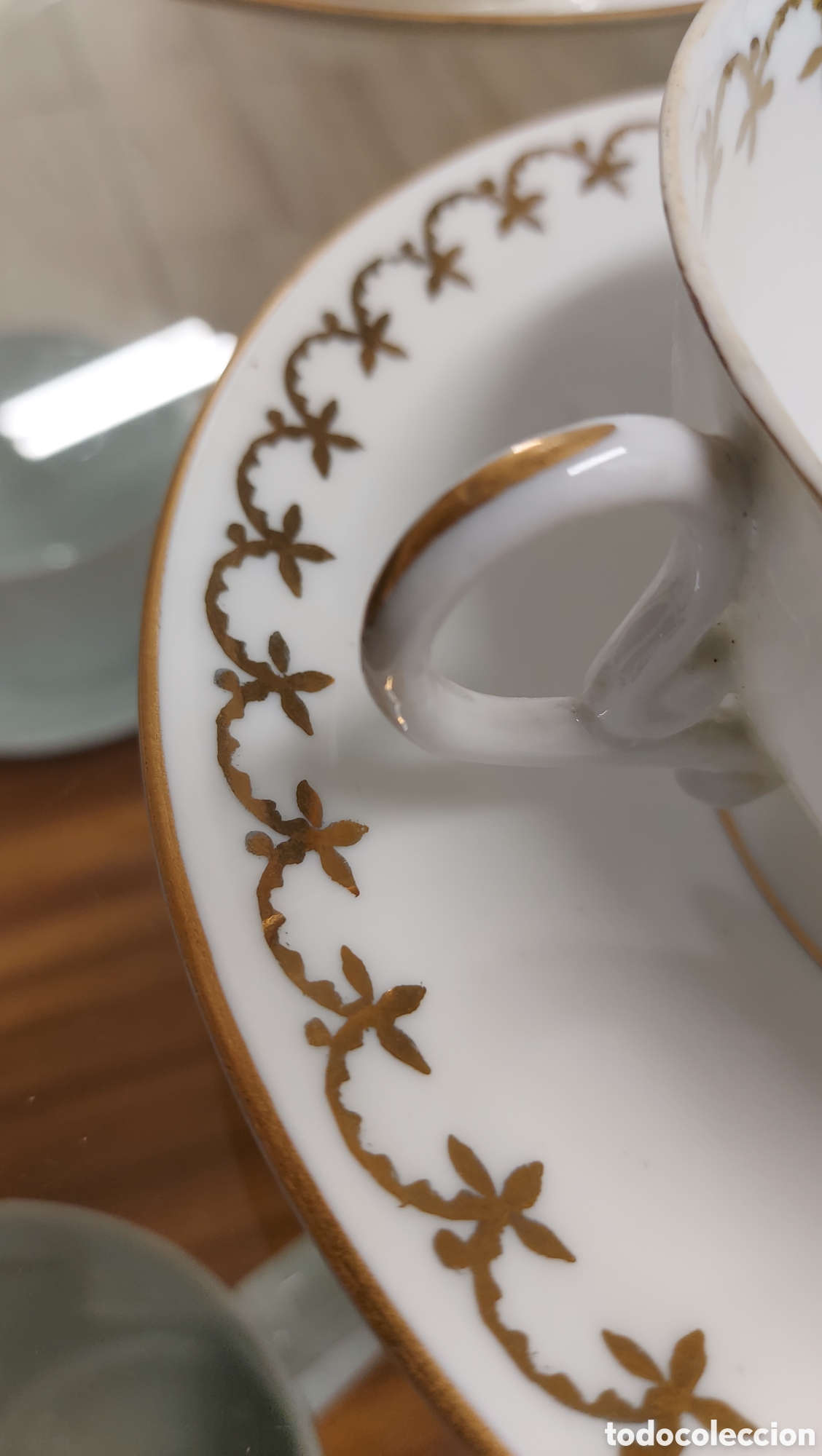 Antig&uuml;edades: Conjunto de caf&eacute; Cer&aacute;micas Del Castro a&ntilde;os 50 - Foto 9