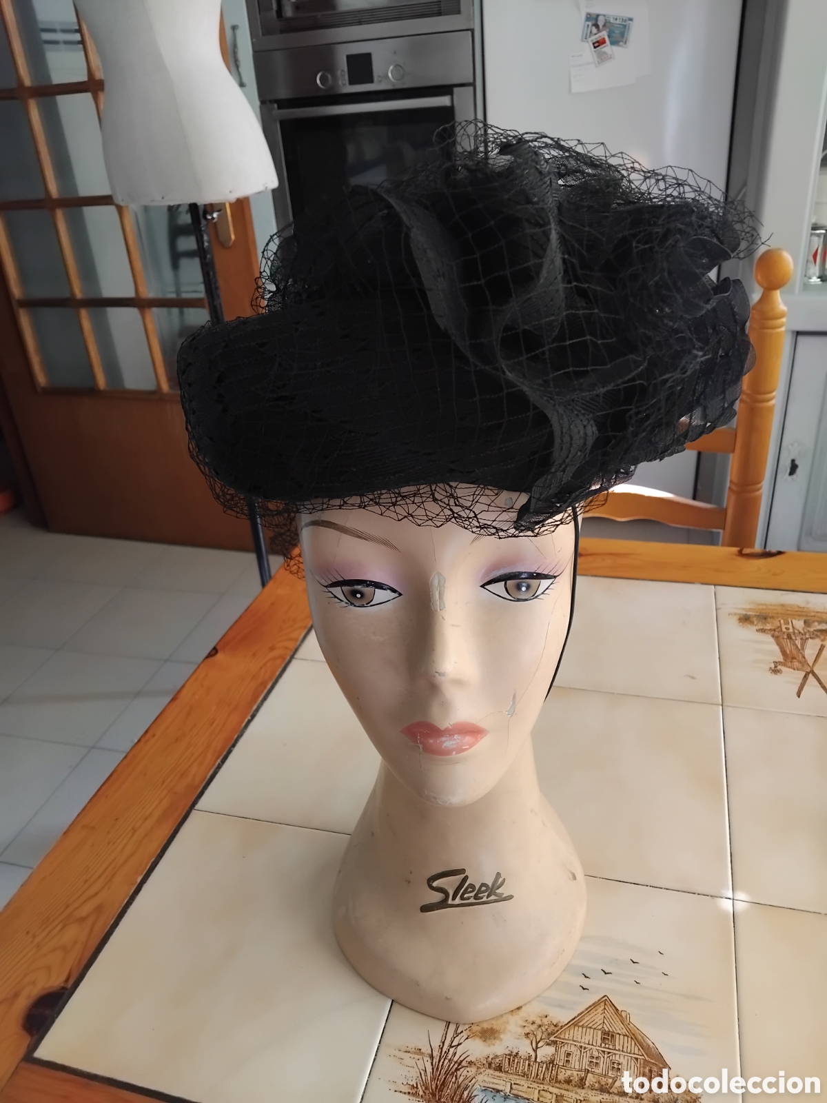 Antig&uuml;edades: Sombrero a&ntilde;os 40 - Foto 3