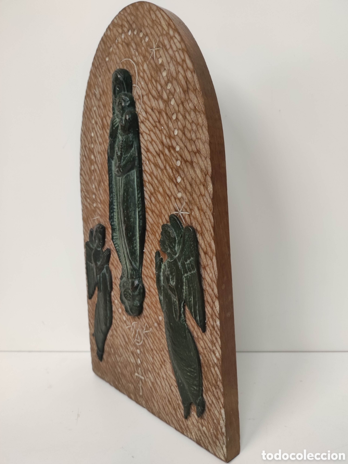 Antig&uuml;edades: Bronce Nuet Mart&iacute; sobre plaf&oacute;n de madera - Foto 3