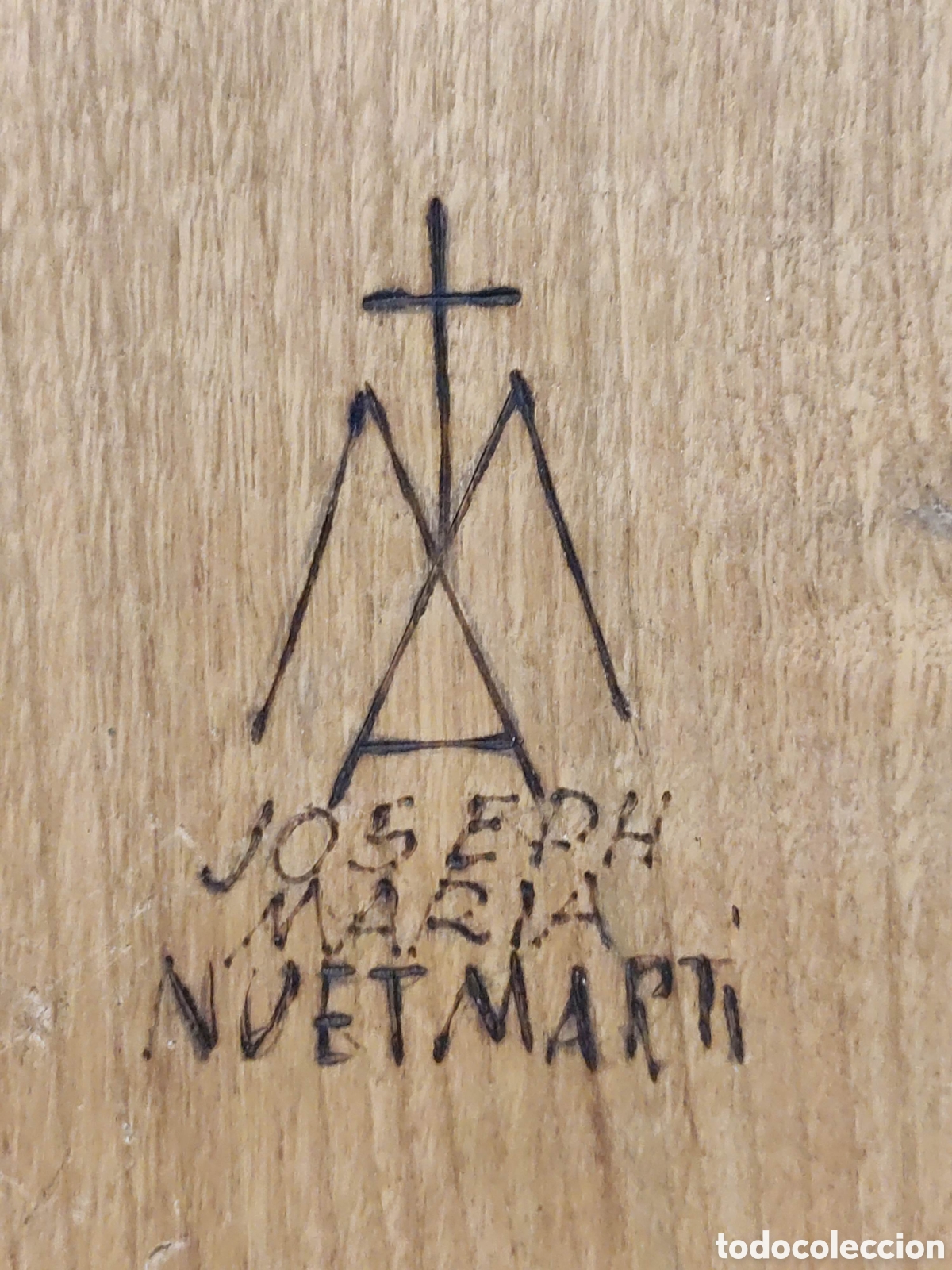 Antig&uuml;edades: Bronce Nuet Mart&iacute; sobre plaf&oacute;n de madera - Foto 5