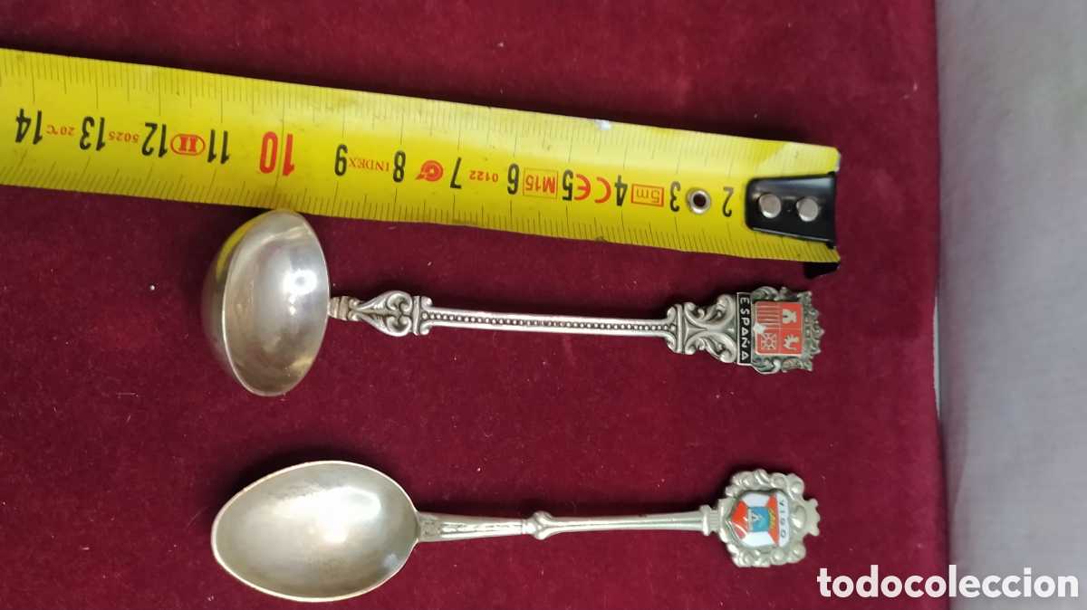 Antig&uuml;edades: 10 Cucharillas de colecci&oacute;n de plata - Foto 4