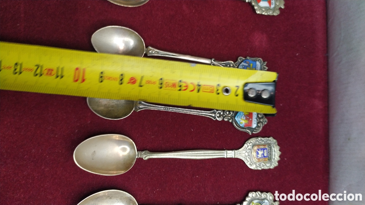 Antig&uuml;edades: 10 Cucharillas de colecci&oacute;n de plata - Foto 5