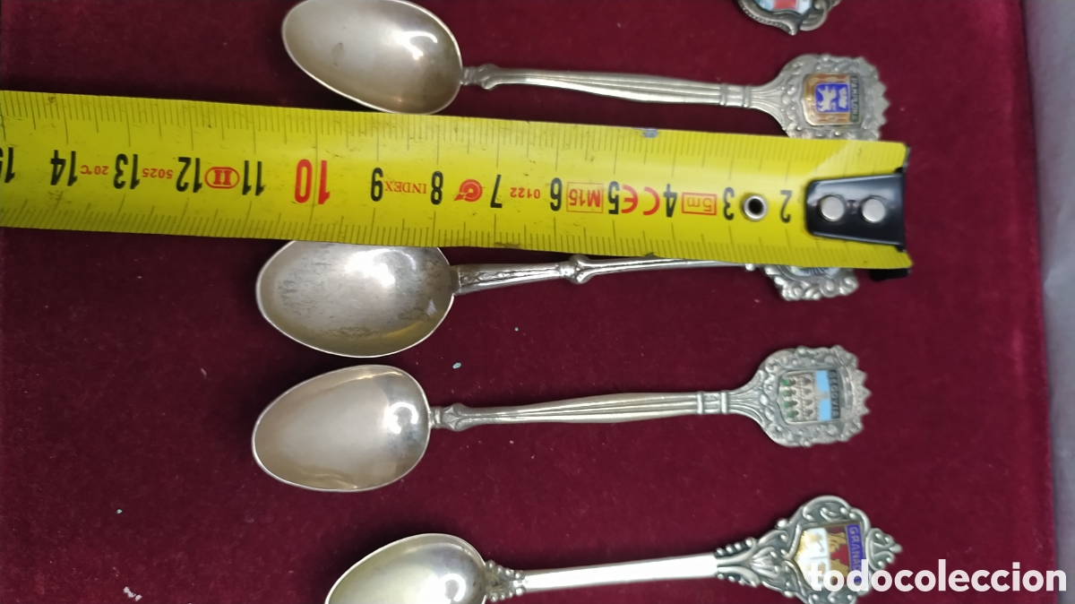 Antig&uuml;edades: 10 Cucharillas de colecci&oacute;n de plata - Foto 6