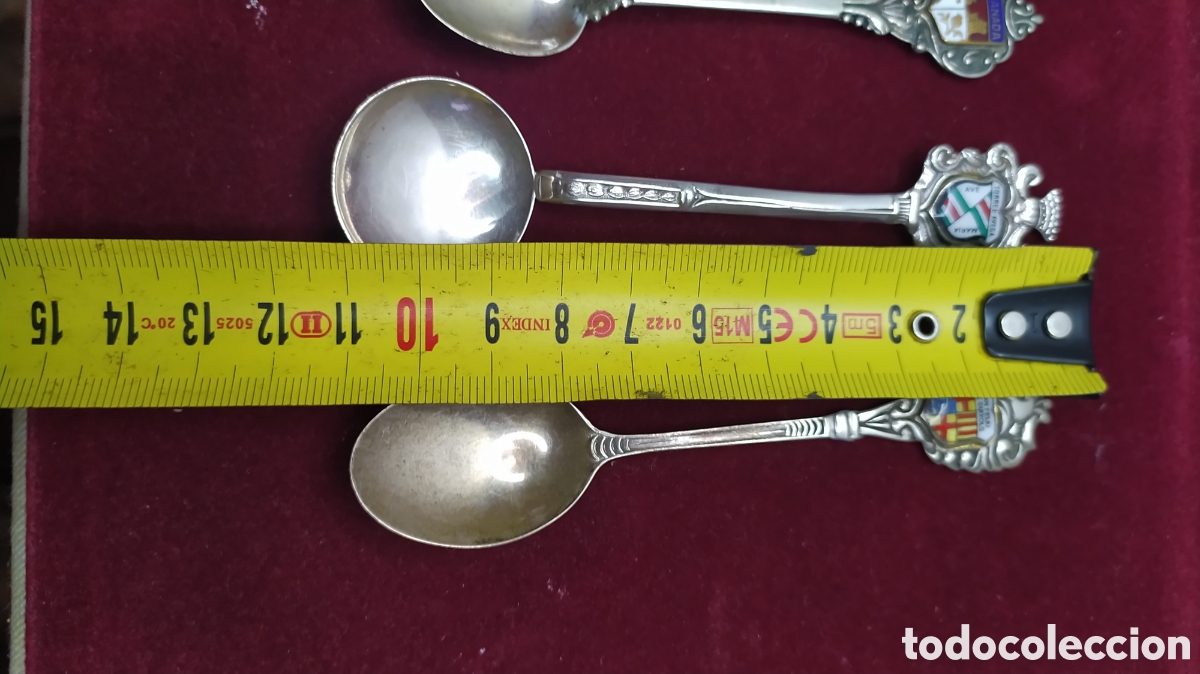 Antig&uuml;edades: 10 Cucharillas de colecci&oacute;n de plata - Foto 7
