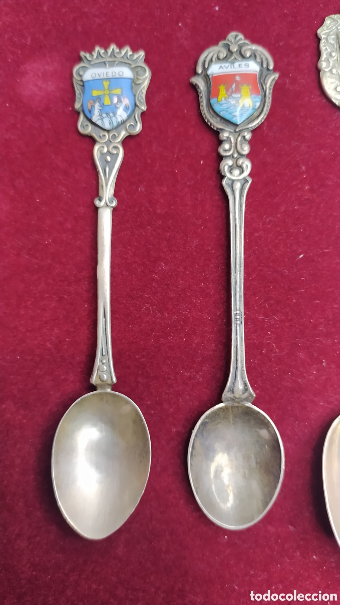 Antig&uuml;edades: 10 Cucharillas de colecci&oacute;n de plata - Foto 9