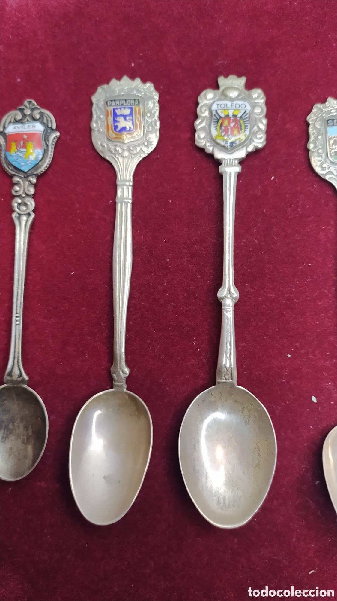 Antig&uuml;edades: 10 Cucharillas de colecci&oacute;n de plata - Foto 10