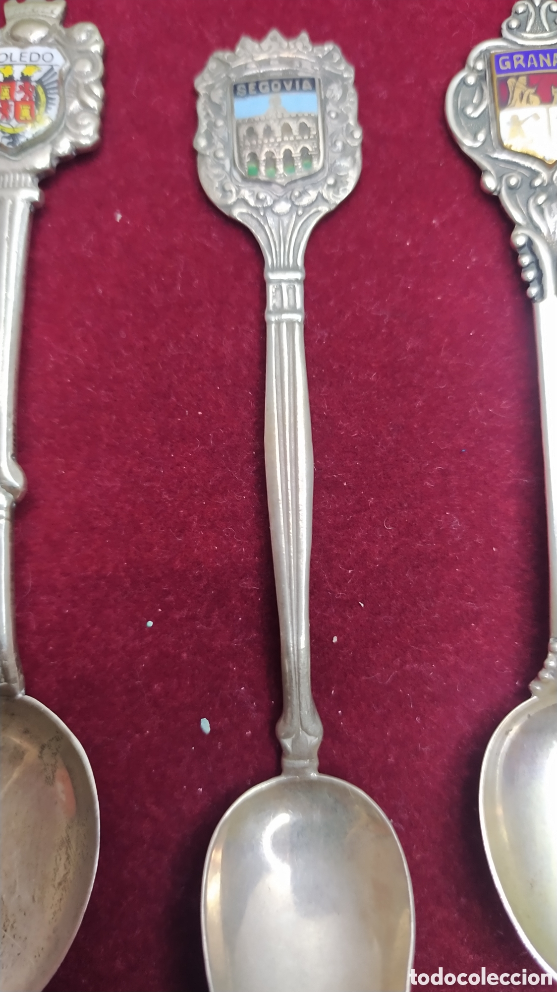 Antig&uuml;edades: 10 Cucharillas de colecci&oacute;n de plata - Foto 12