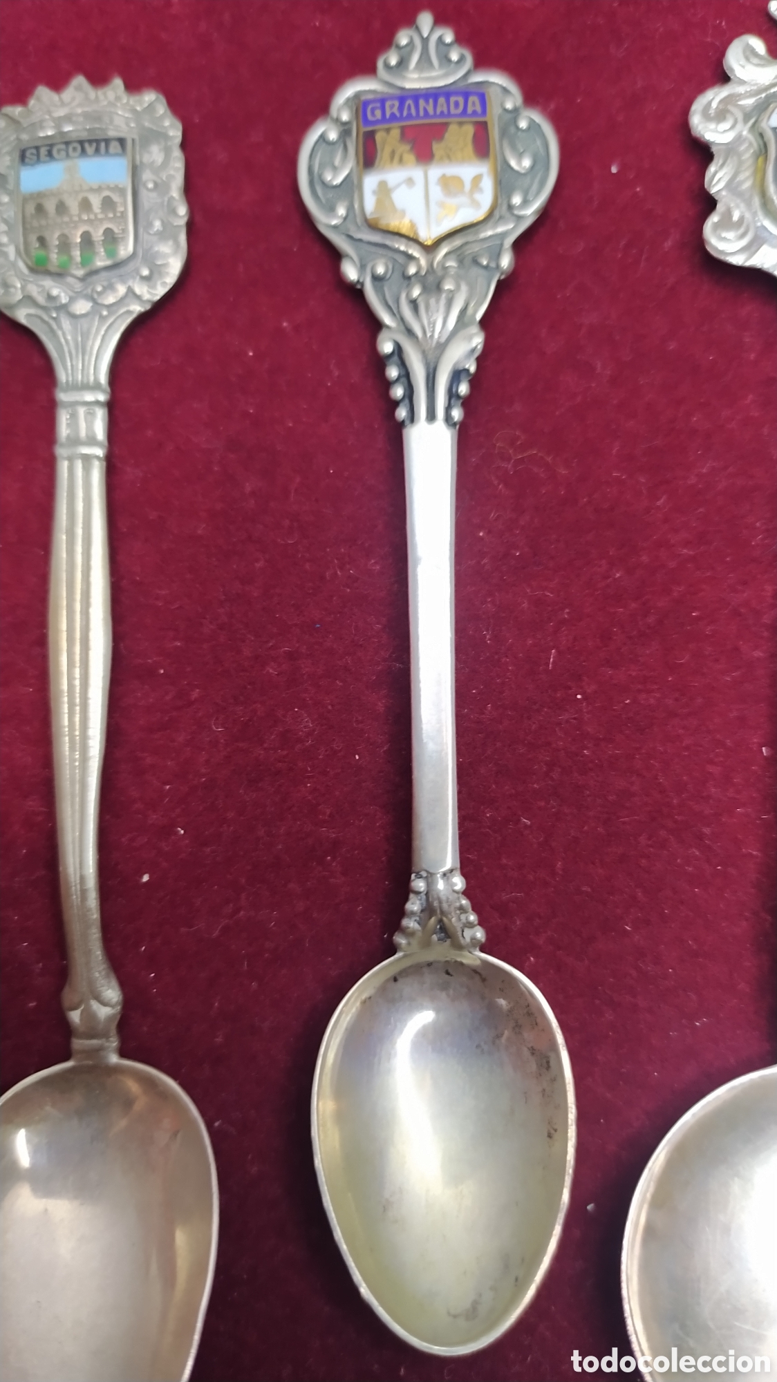 Antig&uuml;edades: 10 Cucharillas de colecci&oacute;n de plata - Foto 13